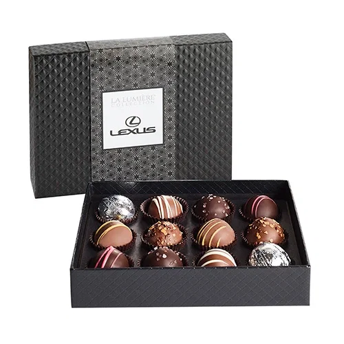 Belgian Chocolate Truffle Box (12 pc) — view 2