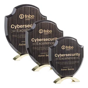 Slatewood Composite Shield Award with High-Gloss Beveled Edges