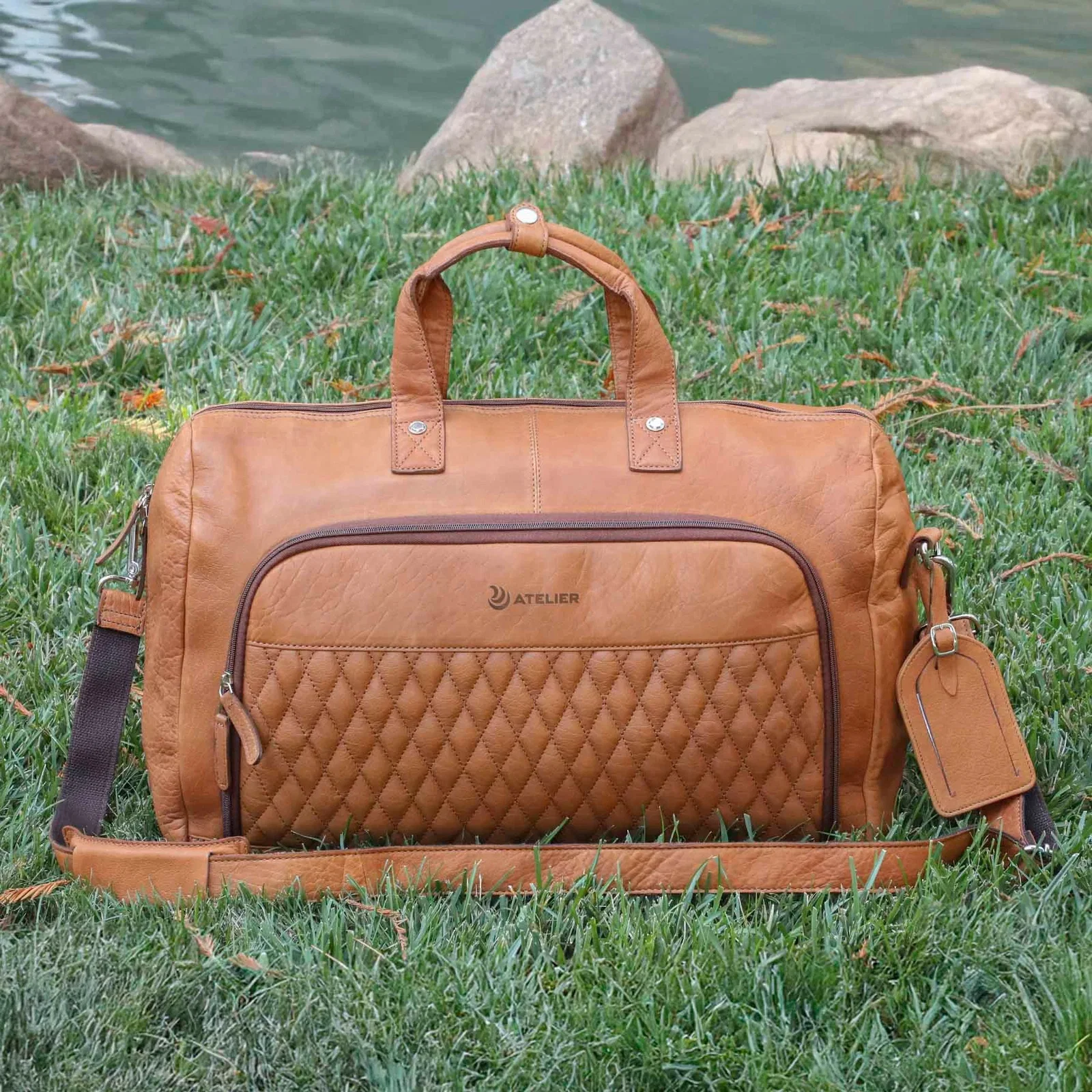 Bell Canyon Leather Duffel Bag
