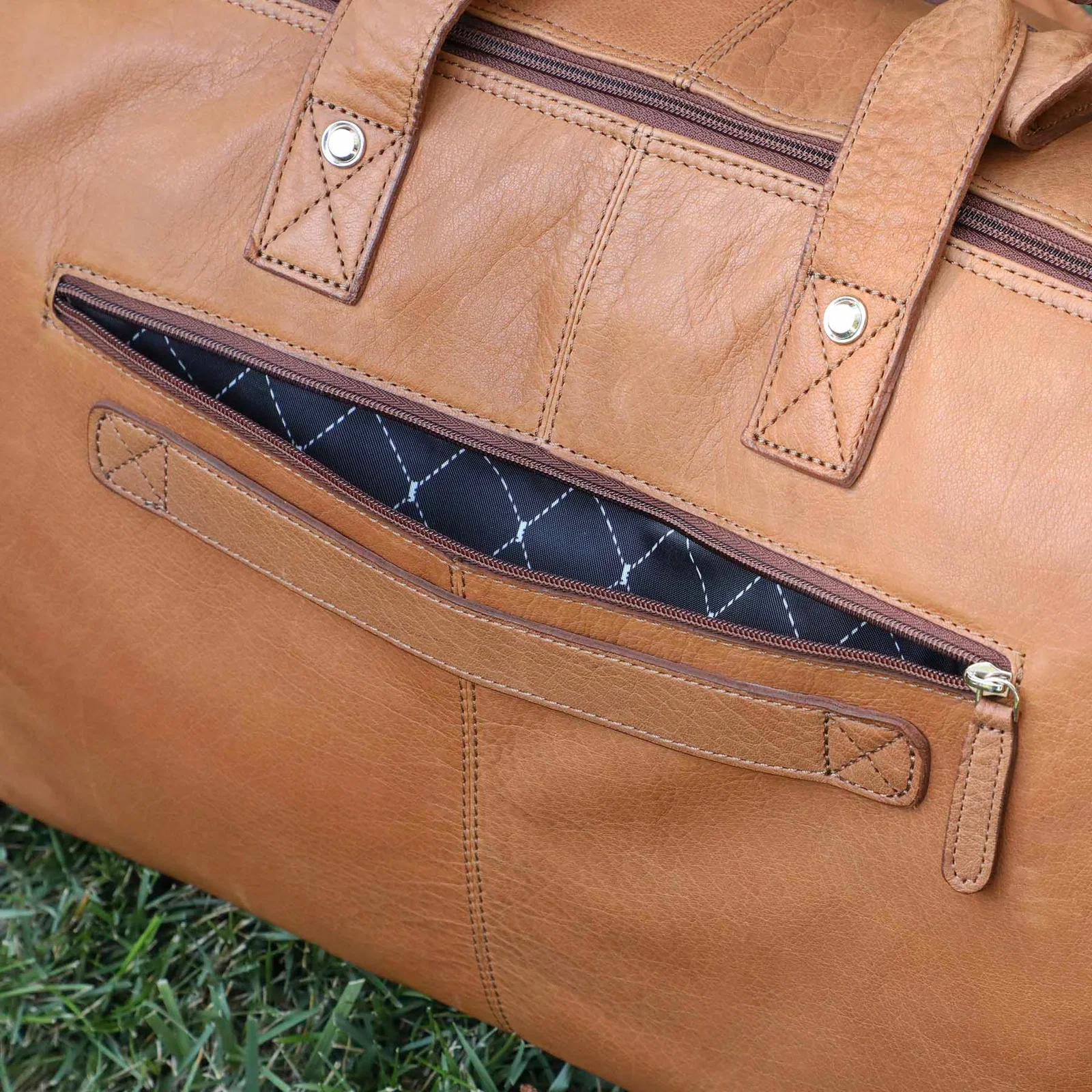 Bell Canyon Leather Duffel Bag — view 16