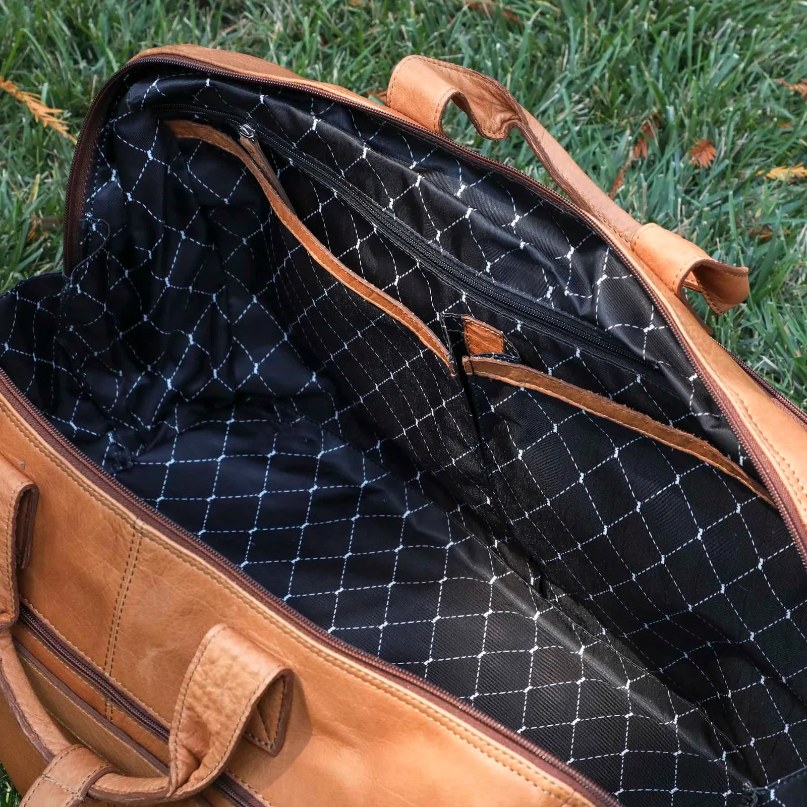 Bell Canyon Leather Duffel Bag — view 17