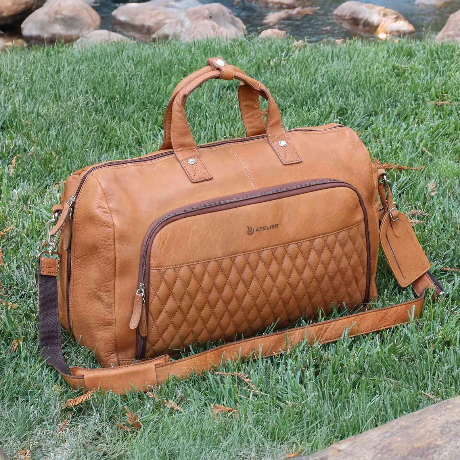 Bell Canyon Leather Duffel Bag — view 2