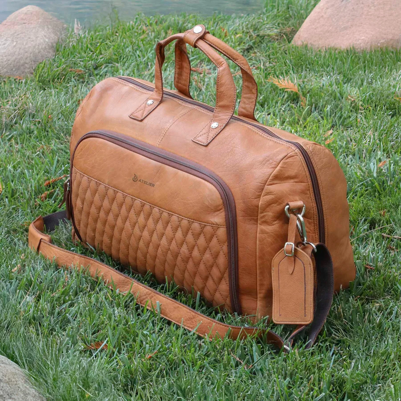 Bell Canyon Leather Duffel Bag — view 3