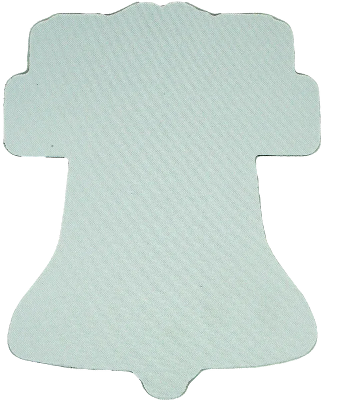 Custom Sublimated Bell Mouse Pad - 6.38"x8"x0.125" — view 3