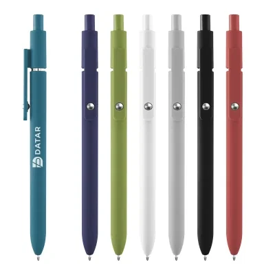 Slim barrel tapering toward the writing point