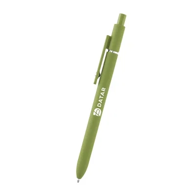 Angled view of the pen standing on its end