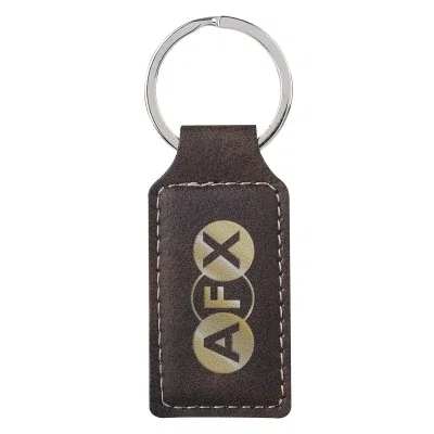 Teal tag angled to show its edge stitching