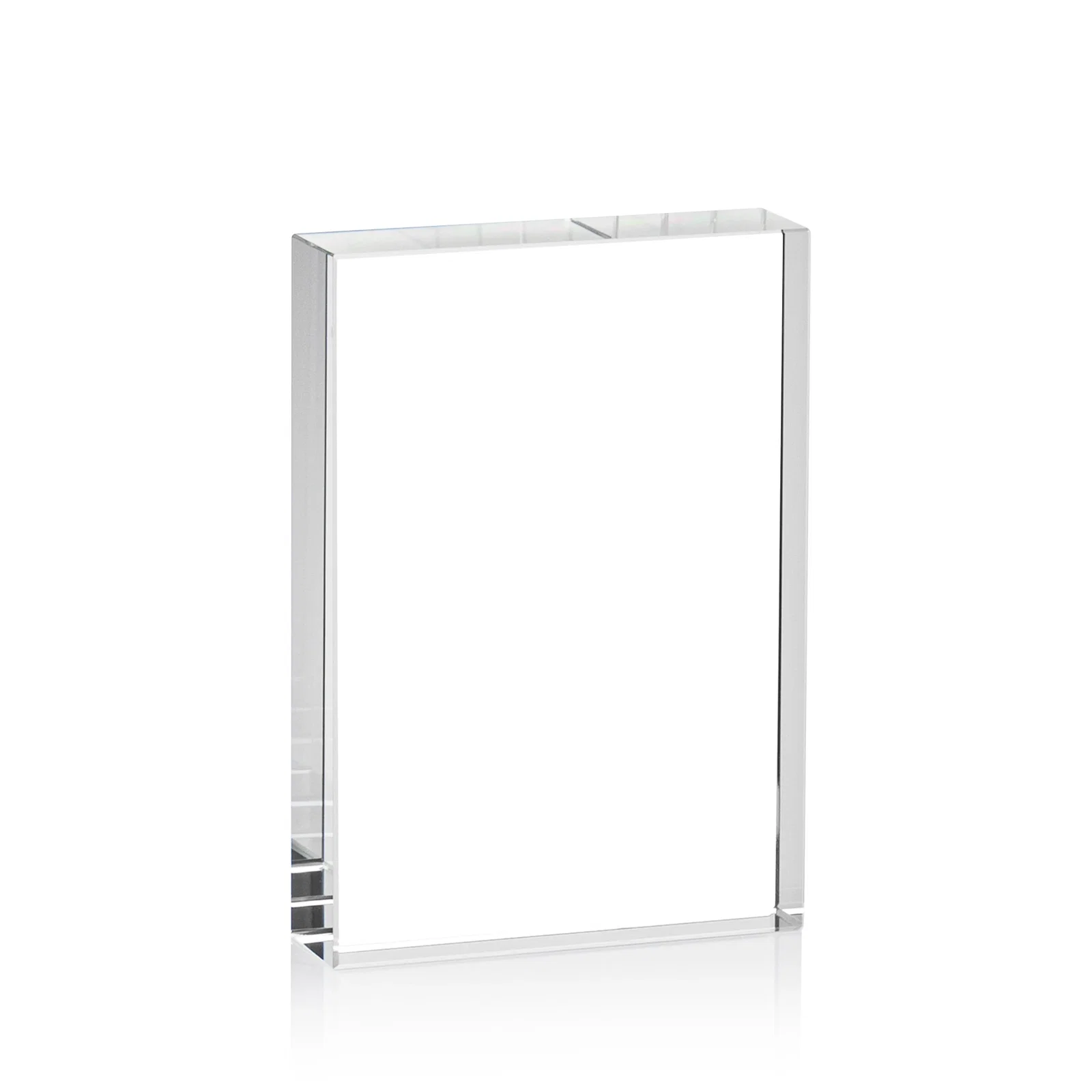 Personalized Optical Crystal Rectangle Award for Vertical or Horizontal Display, awards for corporate award ceremonies