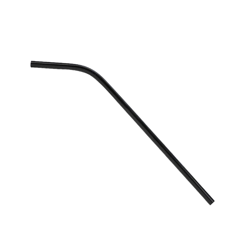 Bent Stainless Steel Straws: Individually sold in Black, Blue, or Rainbow — view 3