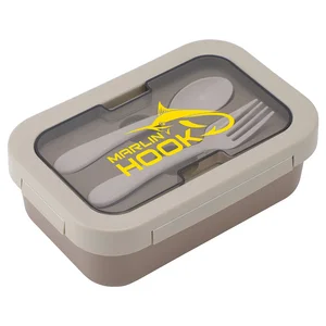 Bento Stainless Steel/PP Lunch Box With Utensils