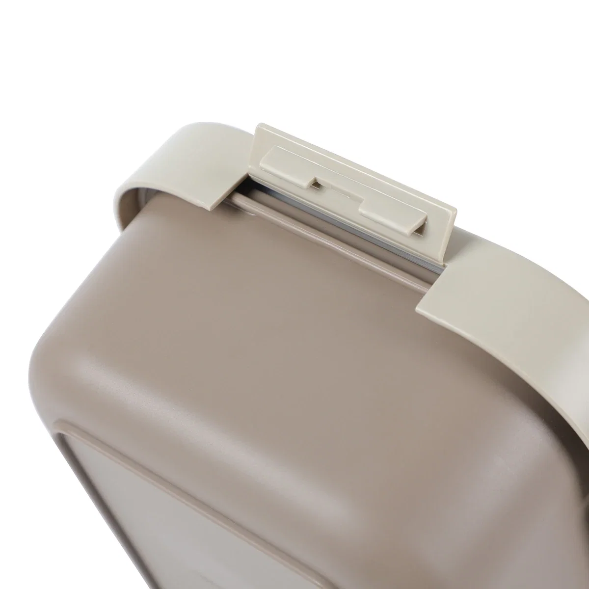 Close-up of the imprint area on the Bento Stainless Steel Lunch Box