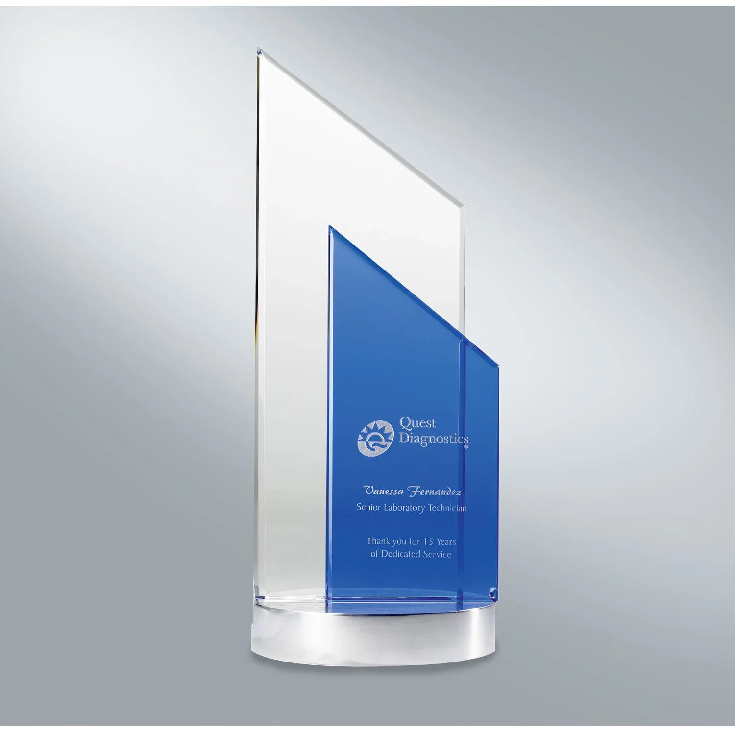 Bergen Cobalt Optically Perfect Award — Clear / Blue — view 2