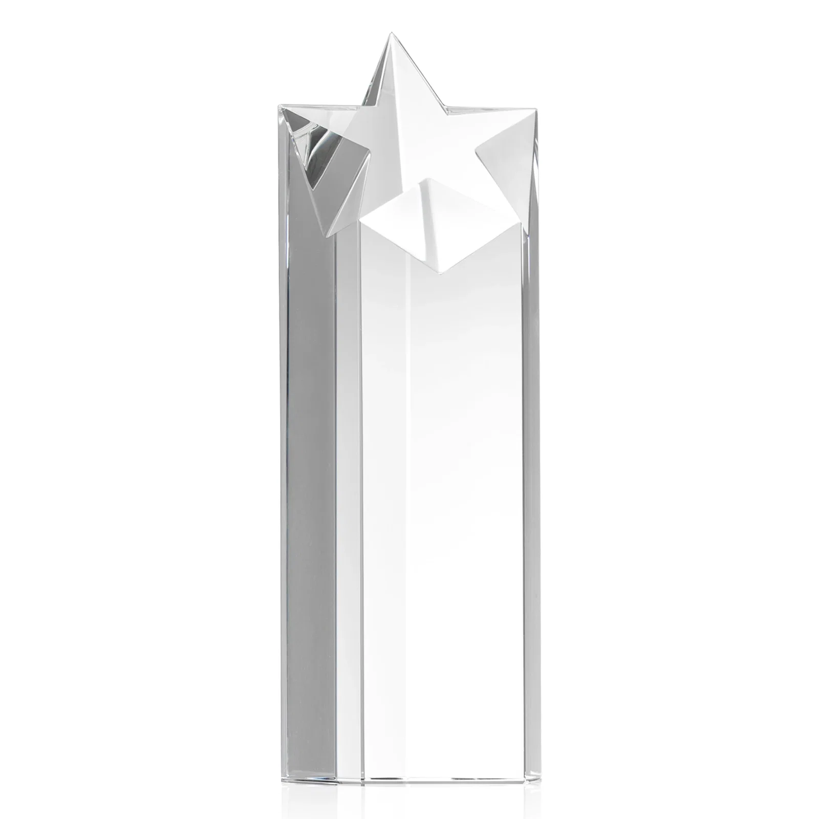 Personalized Optical Crystal Star Pillar Award - Berkeley for team milestone celebrations