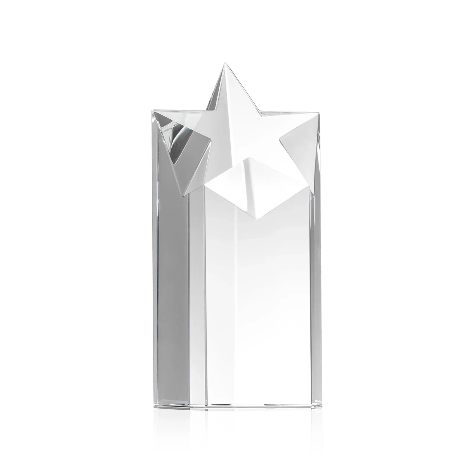 Personalized Optical Crystal Star Pillar Award - Berkeley for graduation ceremonies