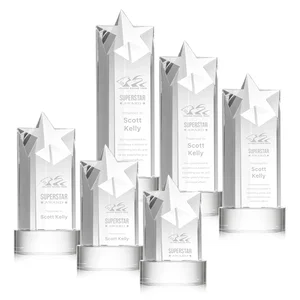 Optical Crystal Star Tower Award