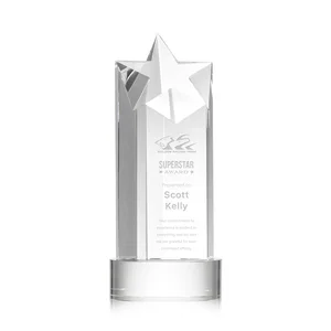 Optical Crystal Star Tower Award