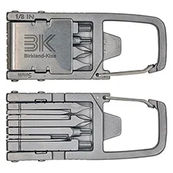 Best Buddy Tools 12-in-1 custom branded multi-tool folded into stainless steel body