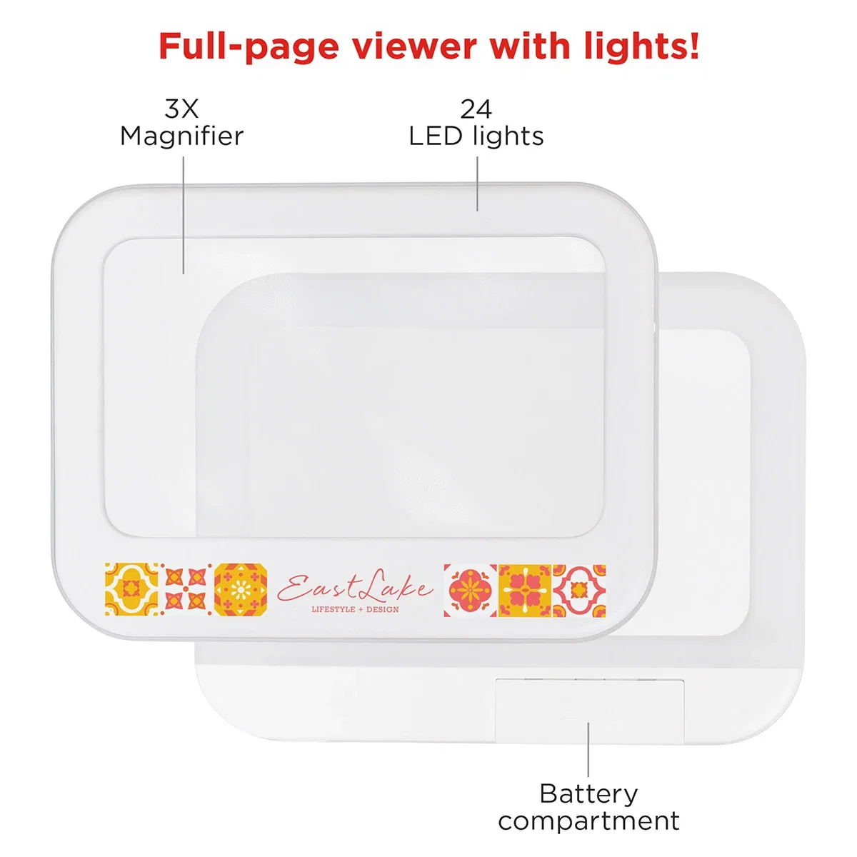 Close-up of the custom Best Buddy Tools magnifier's logo imprint area