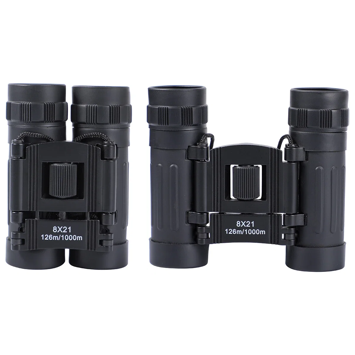 Close-up of the custom Best Buddy Tools 8x21 Compact Pocket Binocular's logo imprint area