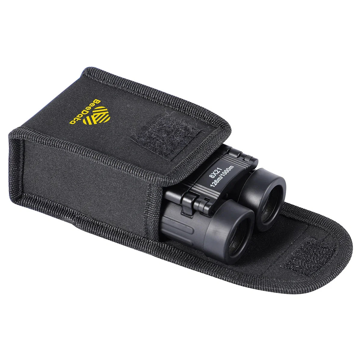 Side profile of the custom Best Buddy Tools 8x21 Compact Pocket Binocular