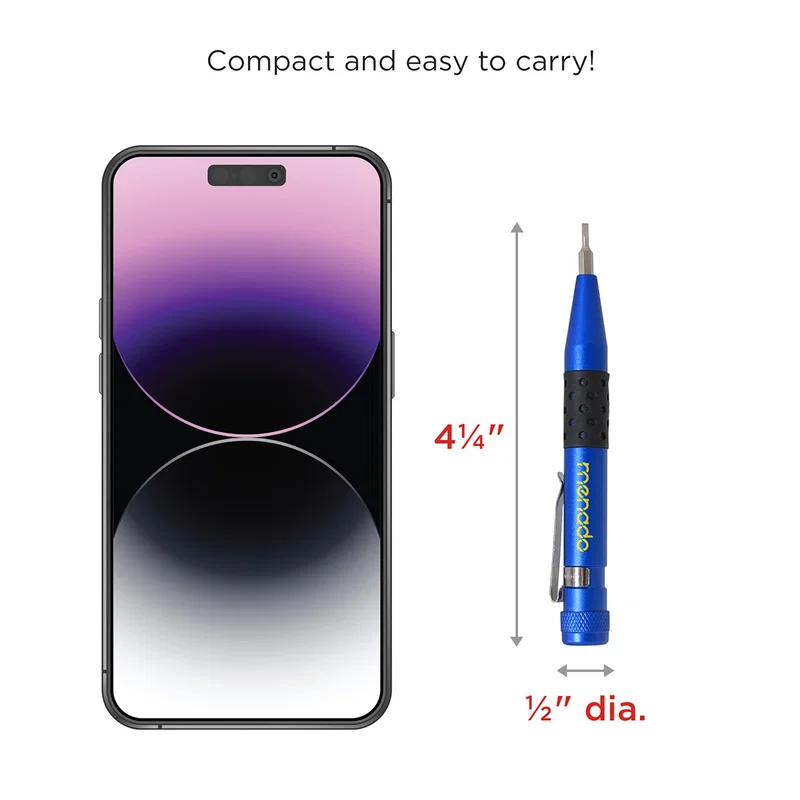 Custom Best Buddy Tools 9-in-1 Screwdriver clipped to a pocket, promotional carry shot