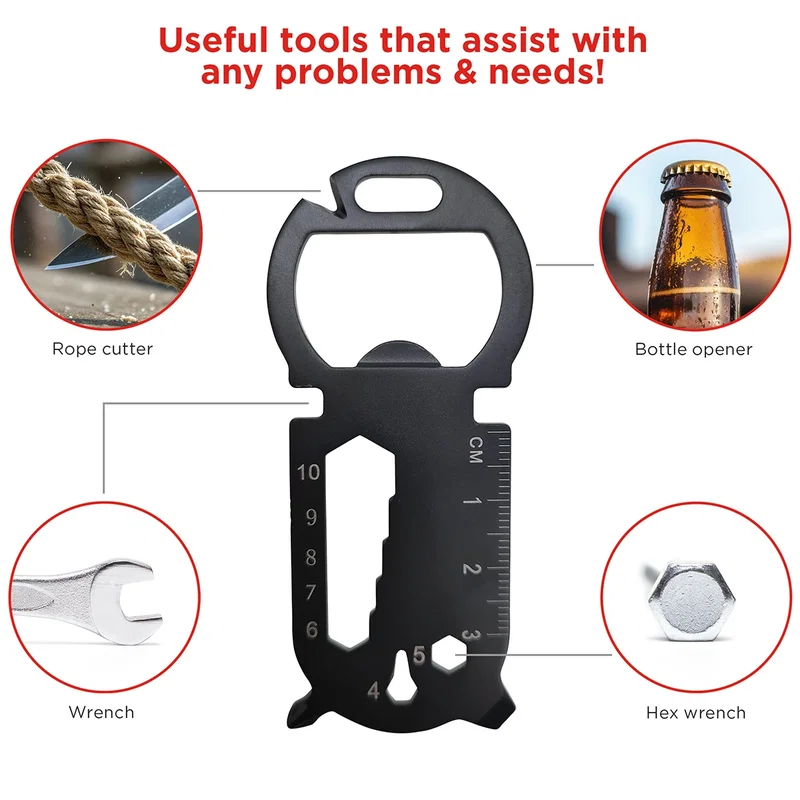 Close-up of the custom Best Buddy Tools Bottle Opener Multi-Tool's logo imprint area