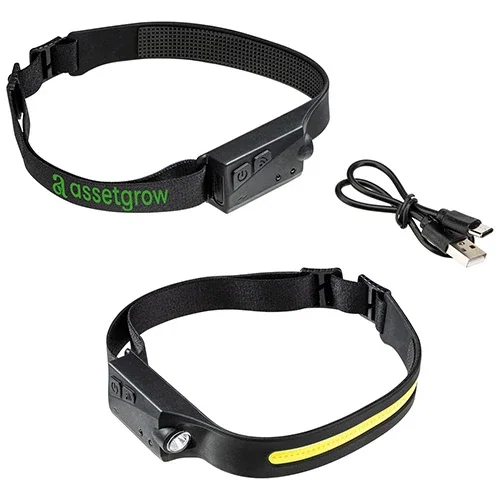 Best Buddy Comet promotional logo headlamp side profile with motion sensor