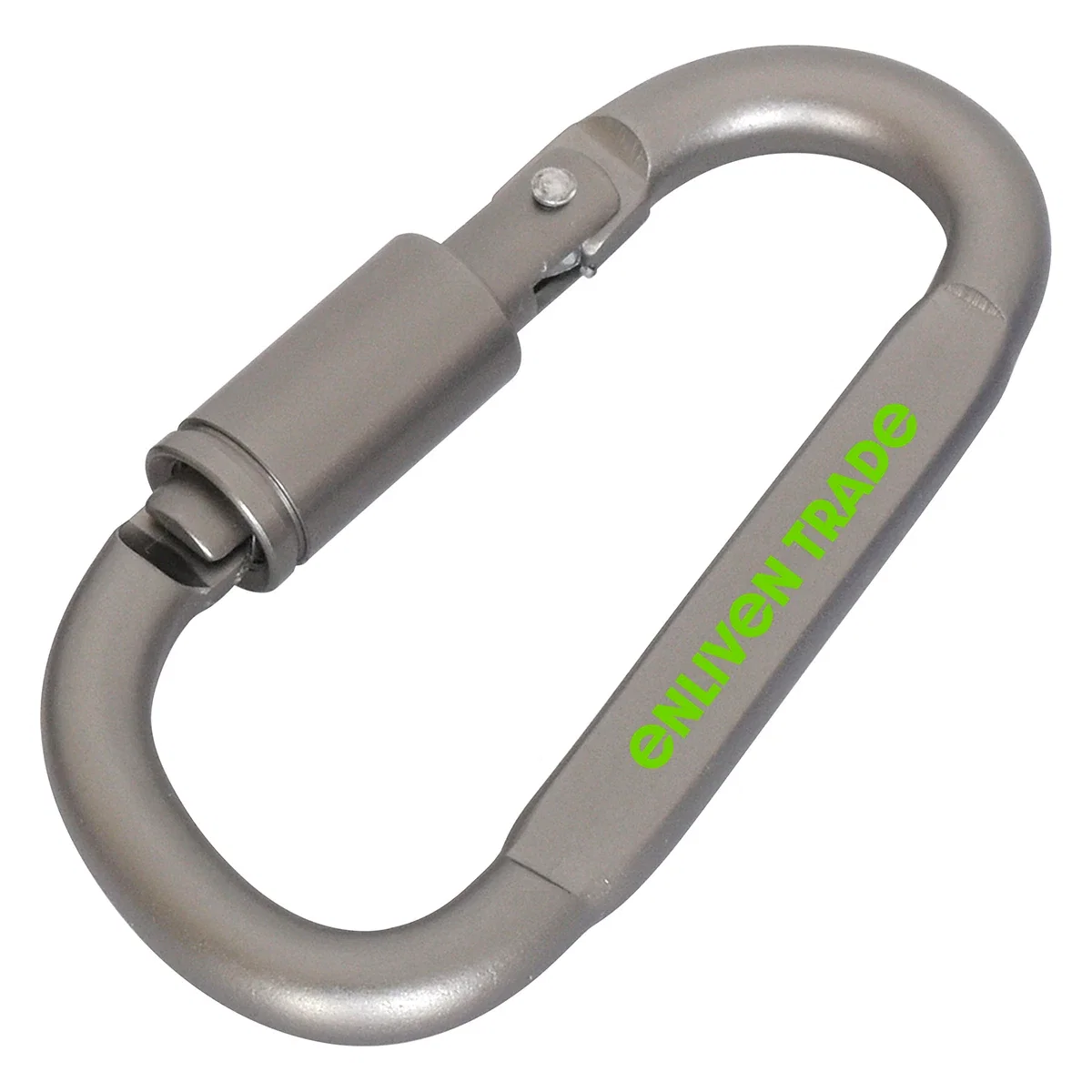 Close-up of the imprint area on the Best Buddy Tools D-Ring Carabiner