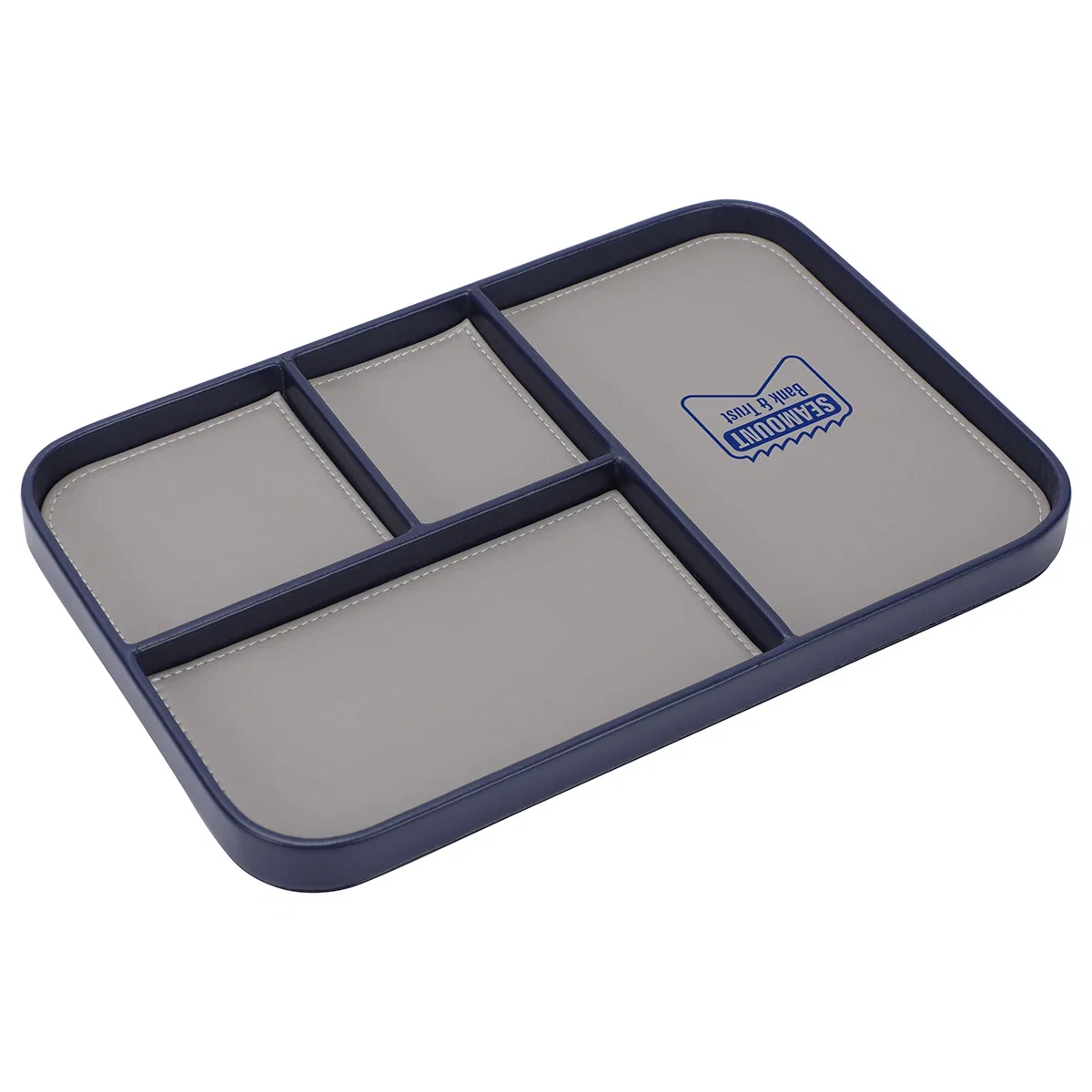 Best Buddy Tools Desktop Organizer Valet in use, holding keys and a phone on a desk