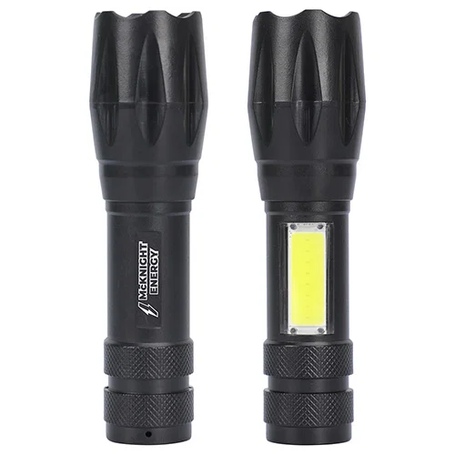 Best Buddy Tools Duo Beam custom branded LED-COB flashlight with top and side beams