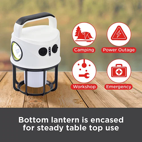 Best Buddy custom 2-in-1 lantern standing upright to light a tent