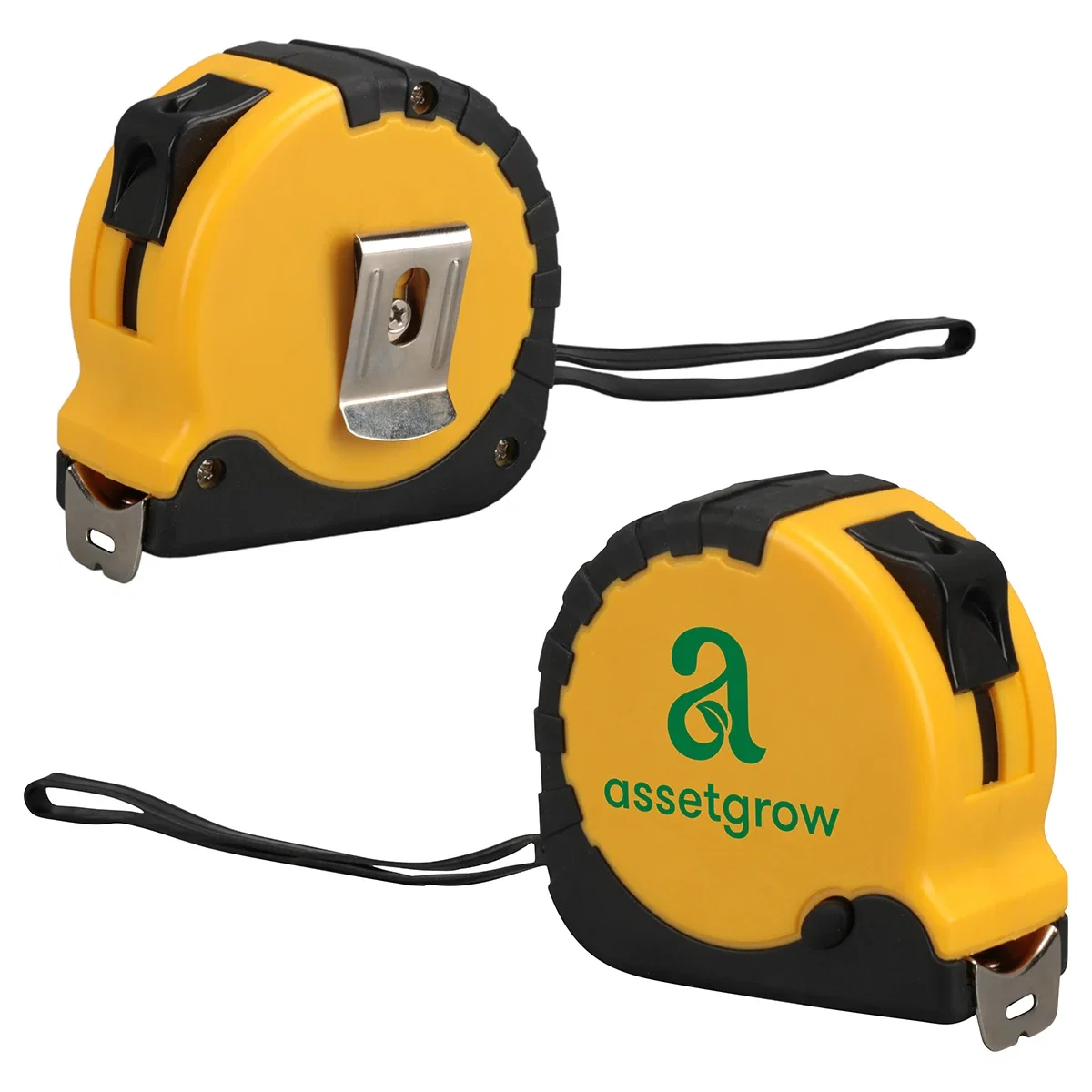 Custom Best Buddy Tools® Master 25-foot Tape Measure, front view of the branded tape measure