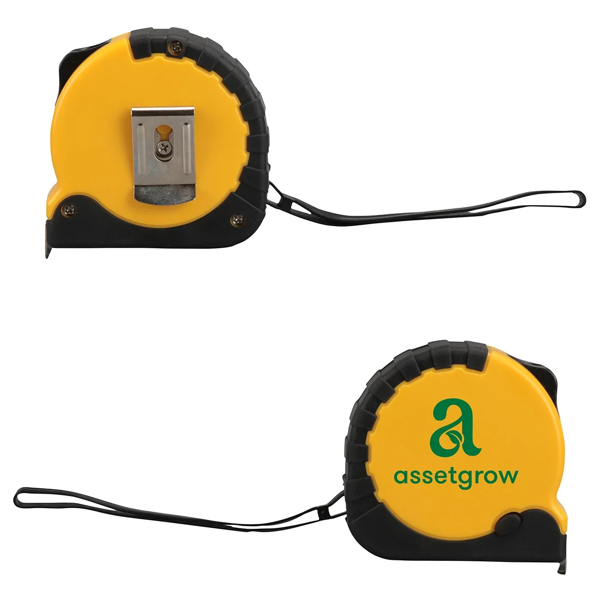 Close-up of the Best Buddy Tools tape measure's logo imprint area