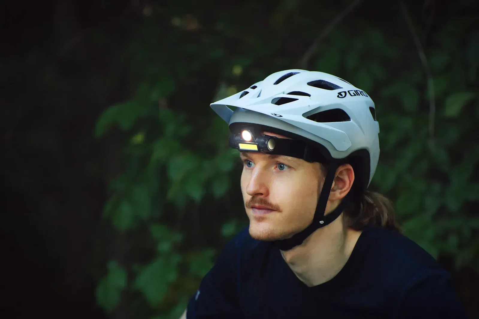 Best Buddy Tools Nightline COB Headlamp being worn