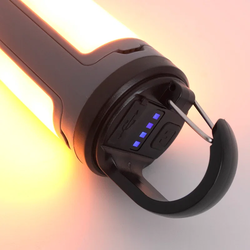 Top view of the custom Best Buddy Tools light showing the folding hinge