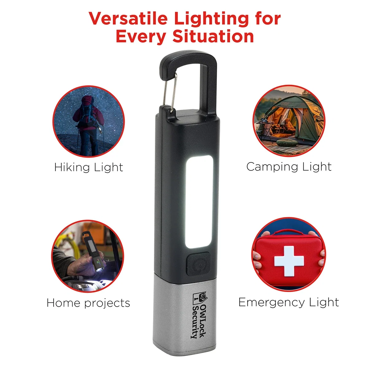 Close-up of the custom Best Buddy Tools flashlight's logo imprint area