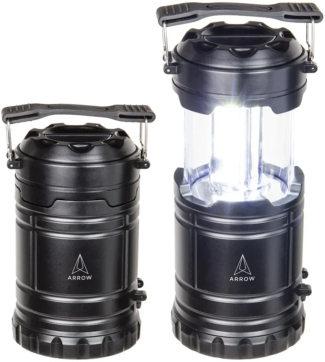 Promotional Retro Combo lantern pulled up for a wide COB glow