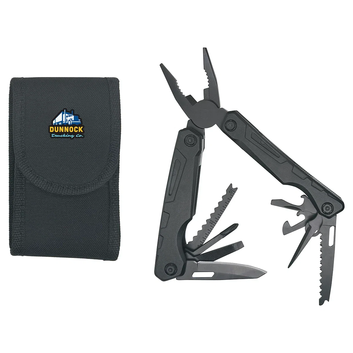Custom Best Buddy Tools Tactical Survival Multi-Tool Pliers, front view of the branded multi-tool