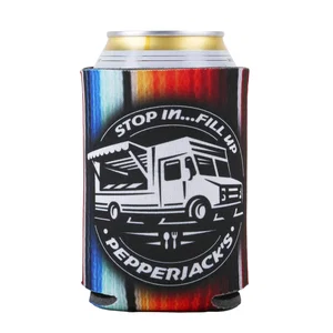 Magnetic Can Cooler with Full-Color Foam Wrap, 12 oz Cans