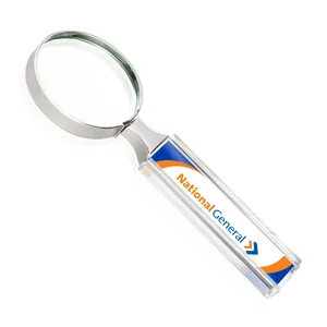 Beveled Custom Logo Magnifier Glass