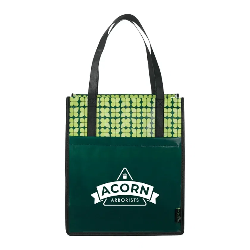 Custom Branded Laminated Non-Woven Tote for Groceries and Outings — view 3