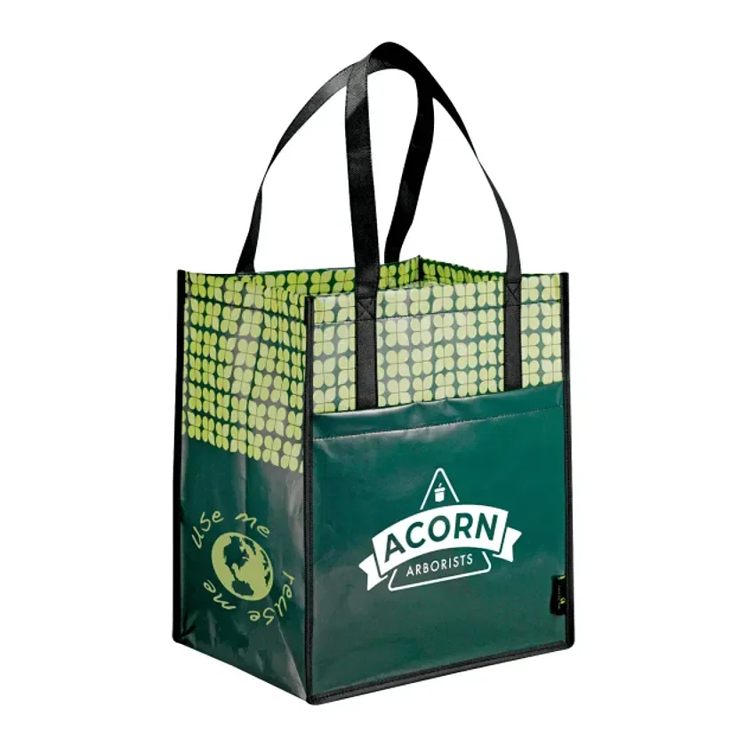 Custom Branded Laminated Non-Woven Tote for Groceries and Outings — view 5