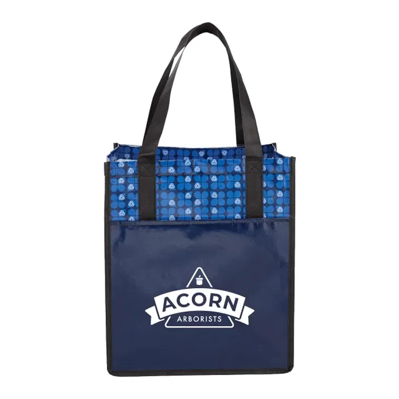 Custom Branded Laminated Non-Woven Tote for Groceries and Outings — view 6