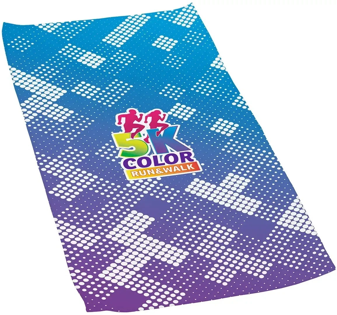 Big League 200GSM Sports Towel, custom branded microfiber gym towel, front view