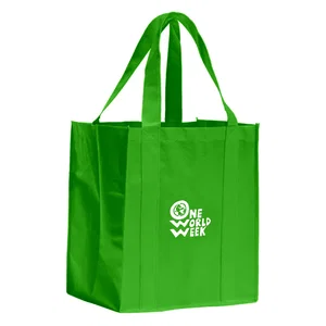 Big Polytex Oversized Grocery Shopper, 13" x 15" x 10" Gusset, 80 GSM Non-Woven Polypropylene, 1-Color Imprint