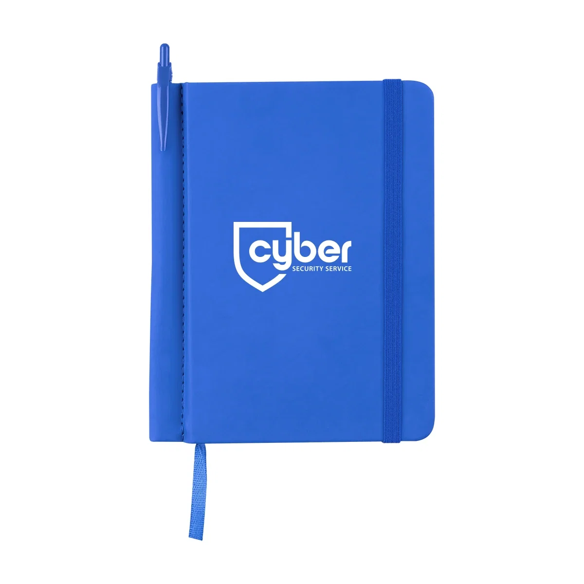 Portable jotter pad shown closed, ready to slip into a backpack