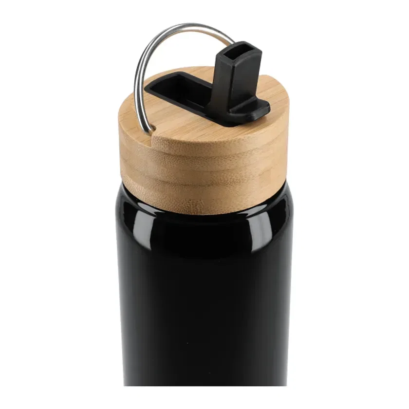 26 oz. Eco-friendly Aluminum Bottle with Bamboo Lid — view 2