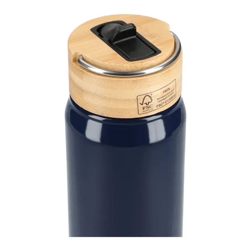 26 oz. Eco-friendly Aluminum Bottle with Bamboo Lid — view 4