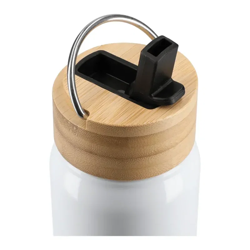 26 oz. Eco-friendly Aluminum Bottle with Bamboo Lid — view 7
