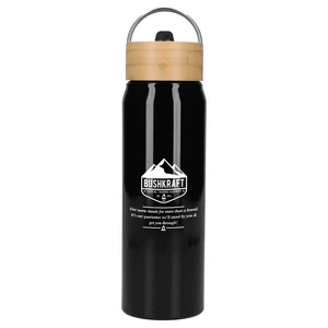 26 oz Eco-friendly Aluminum Bottle with Bamboo Lid